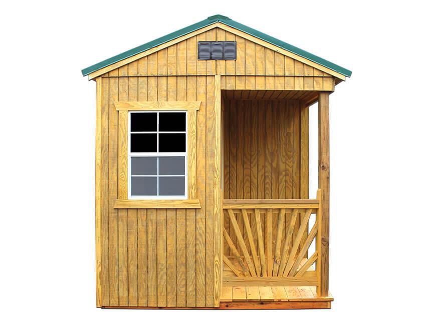 Side Porch Utility Shed